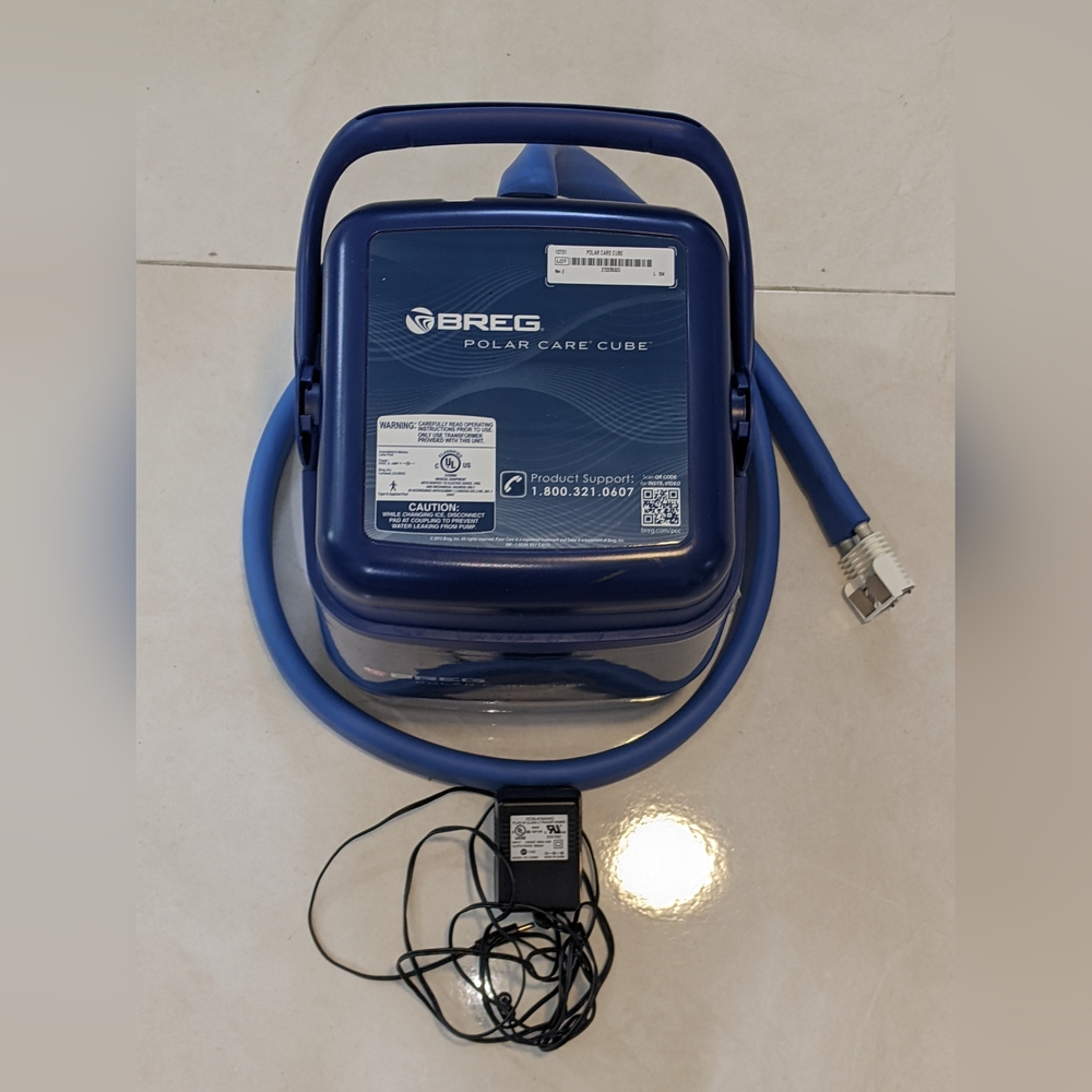 Breg Polar Care Cube Cooler Cold Therapy Circulation System with AC Adapter